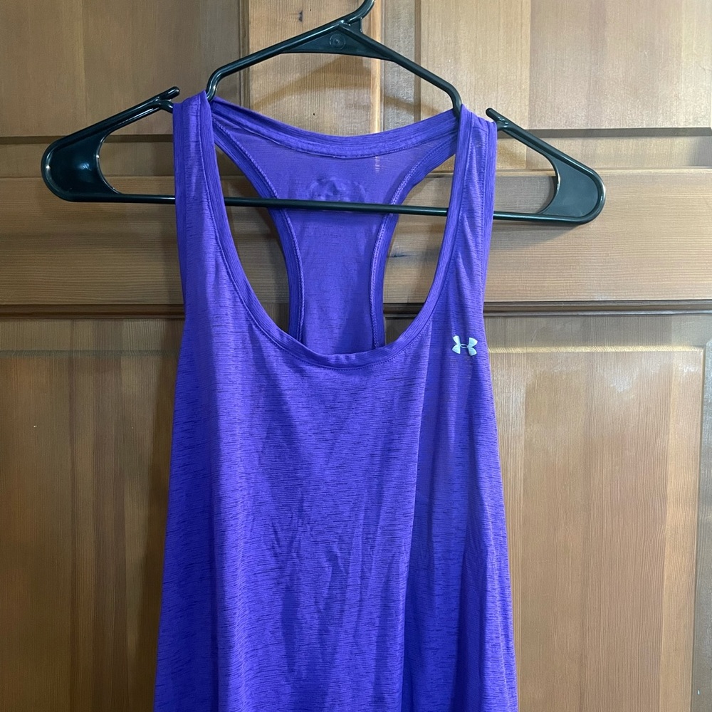 Women’s Purple Under Armour Workout Tank Top